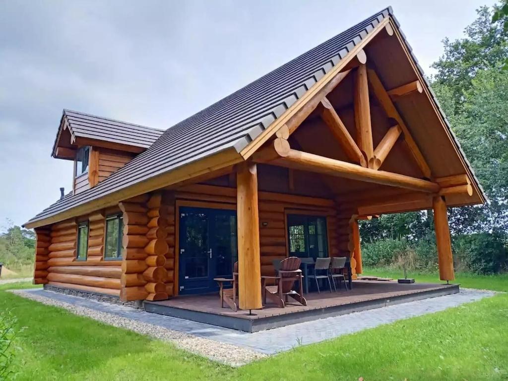 Unieke Houten Villa Met Sauna In Twente - 5P Den Ham ภายนอก รูปภาพ