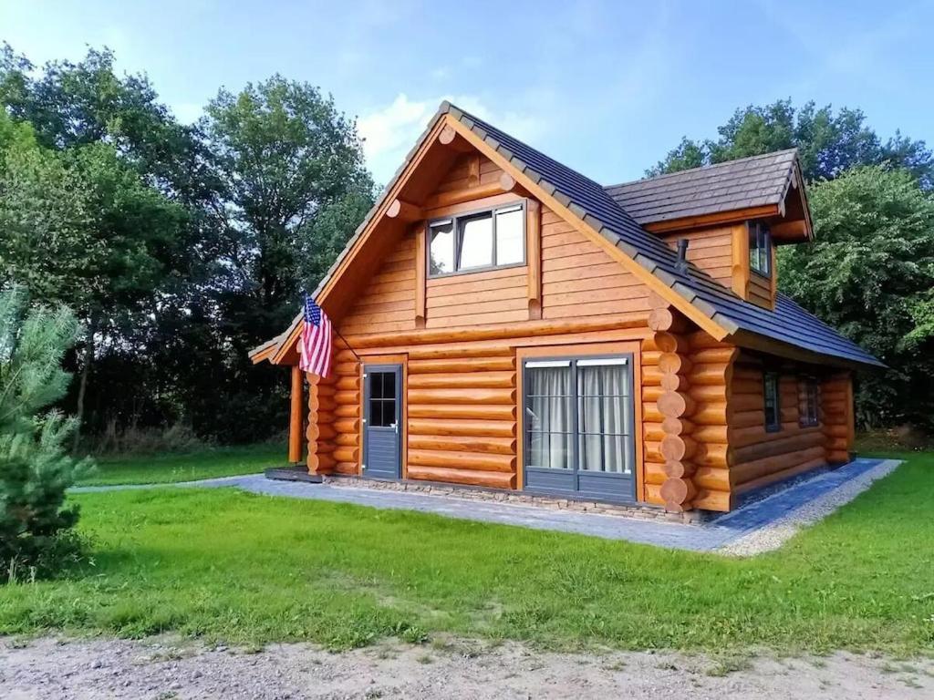 Unieke Houten Villa Met Sauna In Twente - 5P Den Ham ภายนอก รูปภาพ