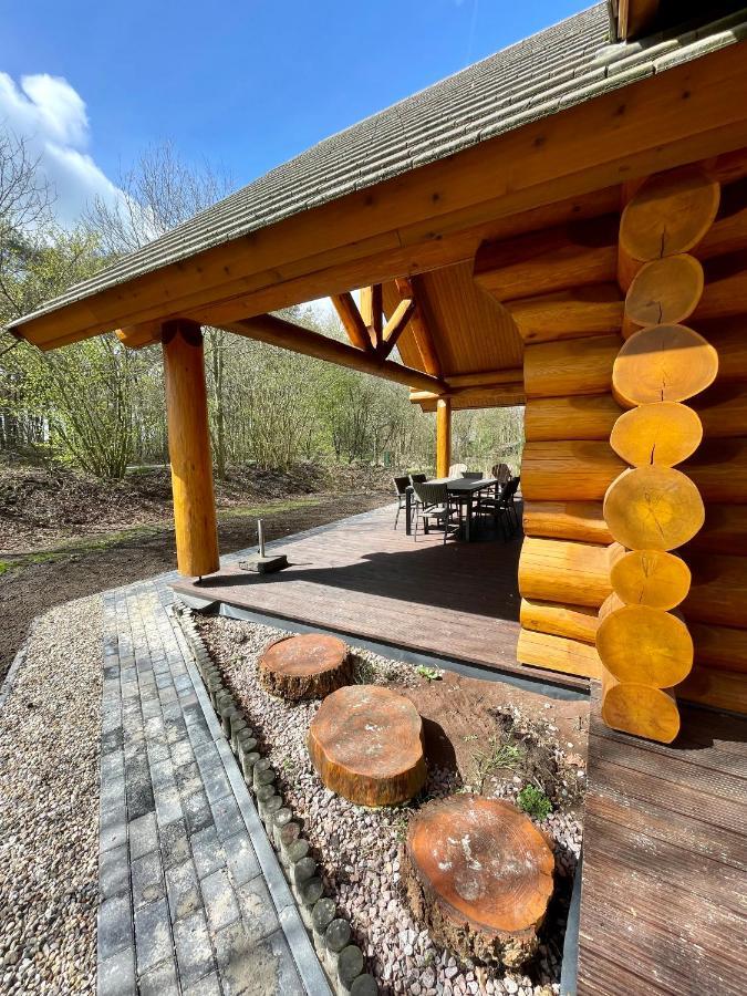 Unieke Houten Villa Met Sauna In Twente - 5P Den Ham ภายนอก รูปภาพ