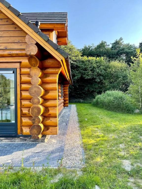 Unieke Houten Villa Met Sauna In Twente - 5P Den Ham ภายนอก รูปภาพ