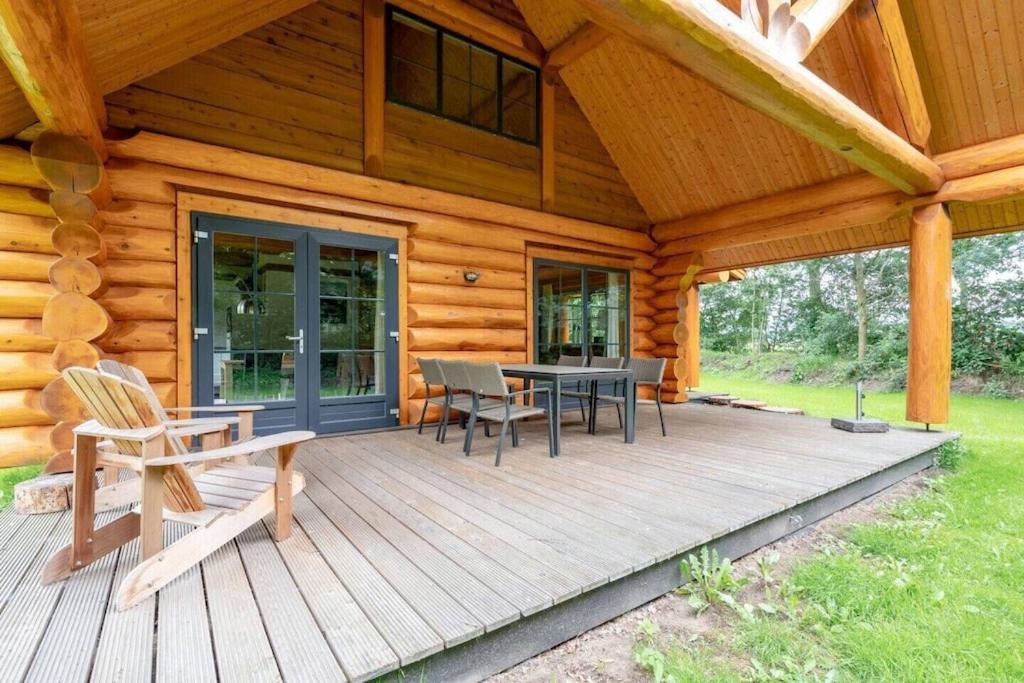 Unieke Houten Villa Met Sauna In Twente - 5P Den Ham ภายนอก รูปภาพ