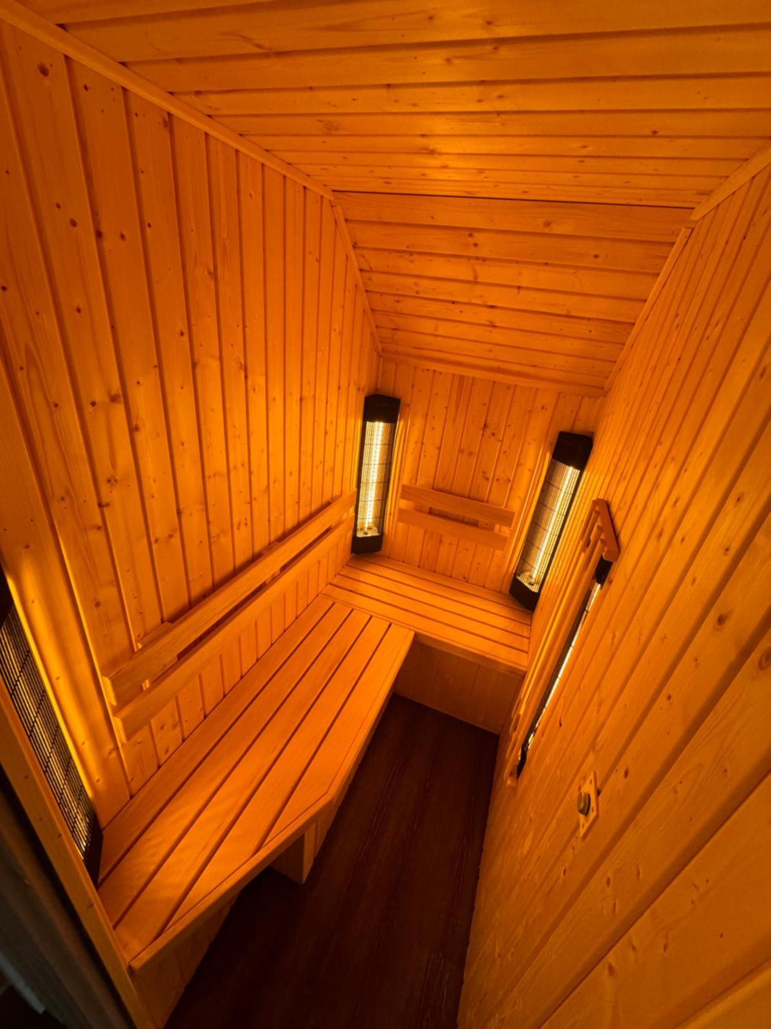 Unieke Houten Villa Met Sauna In Twente - 5P Den Ham ภายนอก รูปภาพ